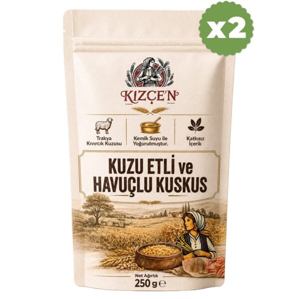Avantajlı 2 Li Kuzu Etli ve Havuçlu Kuskus (2x 250 g)