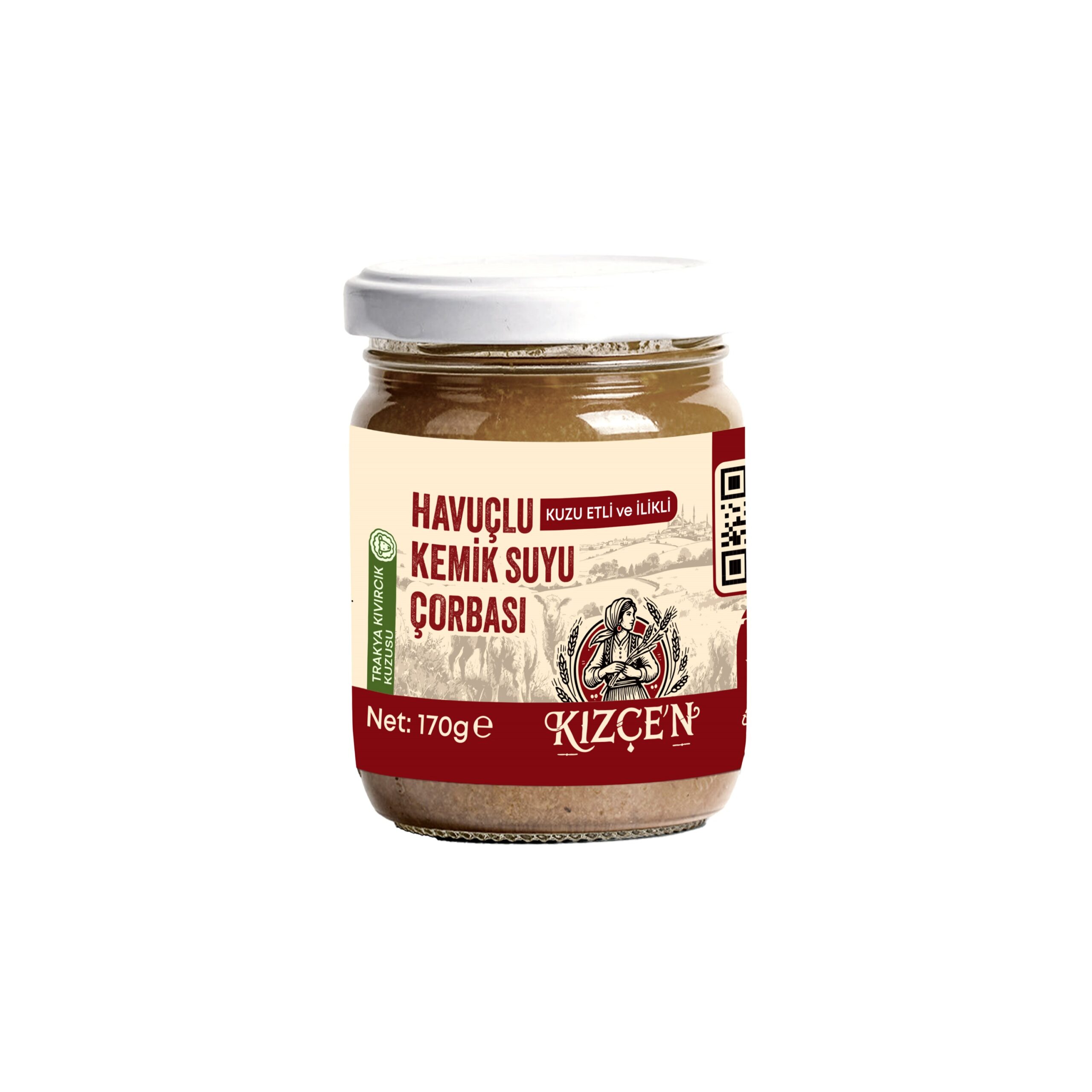 a019bf07a5834de089d2aeea1e7e0c00.jpg Havuçlu Kuzu Etli ve İlikli Kemik Suyu Çorbası - 170 gram - Görsel 1